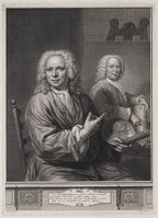 KG 07152
<br/>
Zelfportret J.M. Quinkhard
<br/>
<em>Tanjé, Pieter (1701/1702-1761)</em>